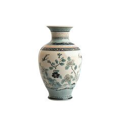  traditional Japanese vase with subtle color variations adding depth to this stunning creation	on transparent background 