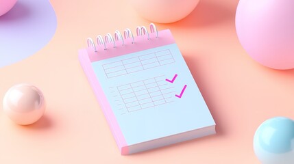 Checklist Spiral Notebook