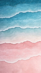 Fototapeta premium Stunning Coastal Layers: A Breathtaking Beach Scene - Phone Wallpaper