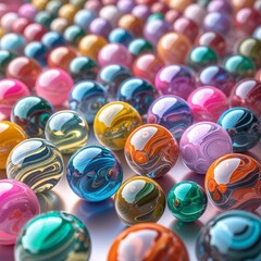 colored glass beads