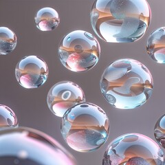 abstract background with bubbles