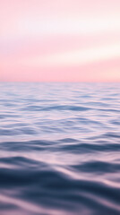 Obraz premium Serene Sunset Sea Waves - Phone Wallpaper