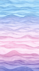 Obraz premium Serene Pastel Waves Landscape Art - Phone Wallpaper
