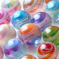 colorful plastic caps