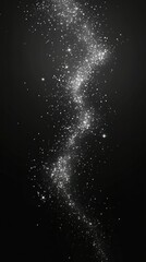 Stunning Starry Night Sky with Bright White Stars and Dark Background
