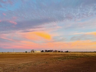Sunset in the Desert