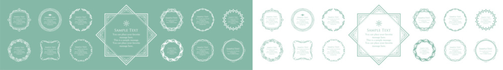 アンティークフレームセット