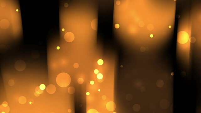 particle abstract background golden black