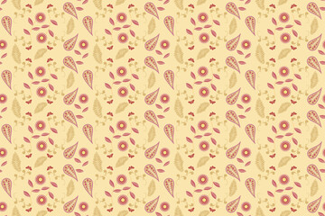 seamless damask floral pattern