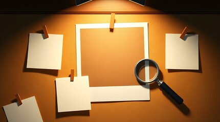 Colorful sticky notes Creative brainstorming and planning session concept for collaboration