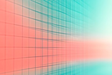Naklejka premium Vibrant Intersecting Lines in Pastel Gradient Abstract Background