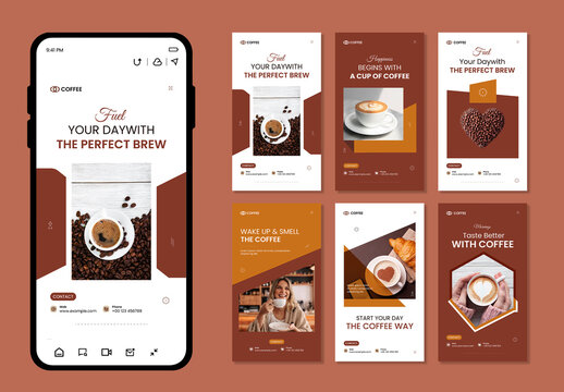Coffee Story Design Template