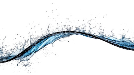 Blue Water Arc Splash