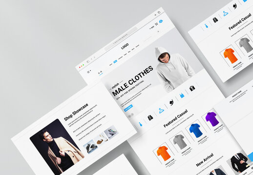 ECommerce Website Landing Page Template