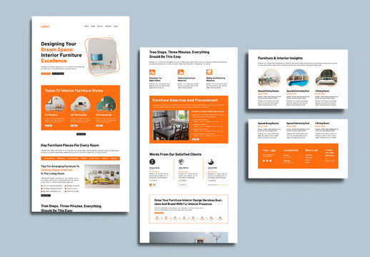 Interior Design and Furniture UI Design