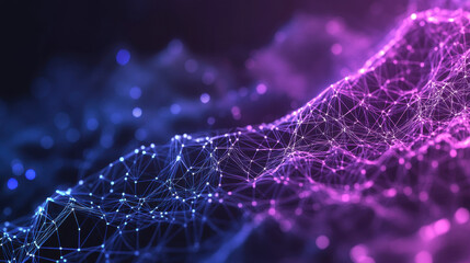 Blue-purple emitting technology particles