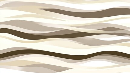 Obraz premium Abstract beige brown waves background texture design