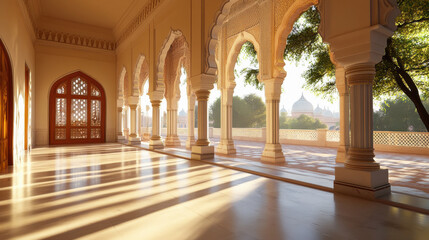 Fototapeta premium Indian royal palace design