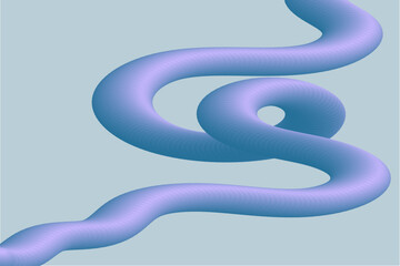 Fototapeta premium Abstract Fluid Curves with Vibrant Neon Colors