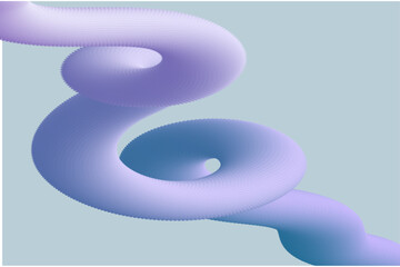 Abstract Fluid Curves with Vibrant Neon Colors