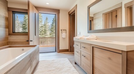 A modern nursery with a stylish, functional diaper-changing station.