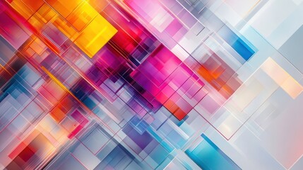 Colorful Abstract Geometric Background with Modern and Vibrant Design