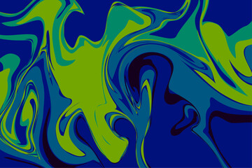 Abstract Colorful Fluid Marble Background
