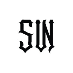 SW monogram logo design letter text name symbol monochrome logotype alphabet character simple logo