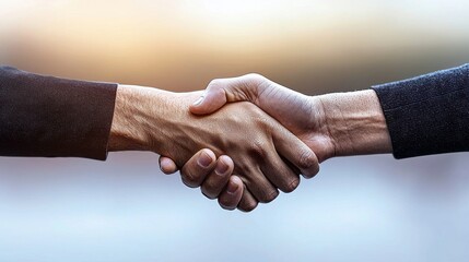 Building customer trust through handshake agreements in business partnerships