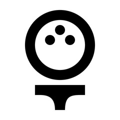 Golf - Simple Minimalist Sport Icon