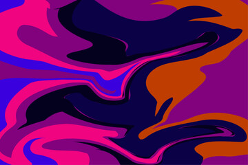 Abstract Colorful Fluid Marble Background