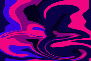 Abstract Colorful Fluid Marble Background