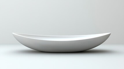 White vessel sink, minimalist bathroom, studio shot, clean background, interior design