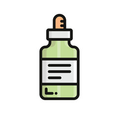 Obraz premium An icon of dropper bottle in modern design style