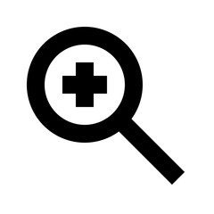 Fototapeta premium Zoom In - Simple Minimalist Icon