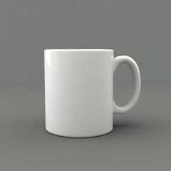 Obraz premium minimalist white background for a mug mock up
