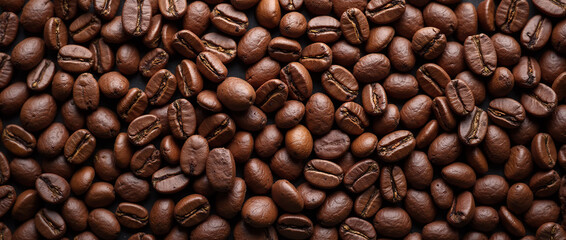 Naklejka premium roasted coffee beans