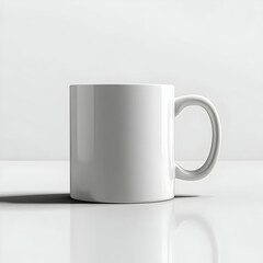 minimalist white background for a mug mock up