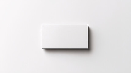 blank white canvas mockup on white wall with shadow