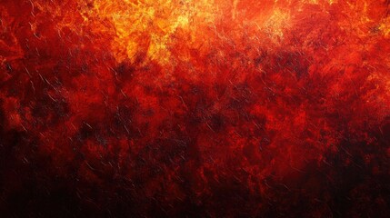 Fiery Abstract Texture Background with Deep Reds and Blazing Orange Hues