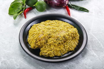 Indian cuisine - pork masala sauce