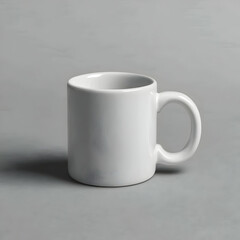 Obraz premium minimalist white background for a mug mock up
