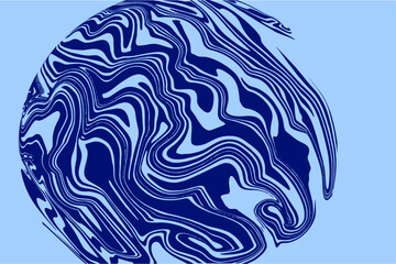 Abstract Colorful Fluid Marble Background