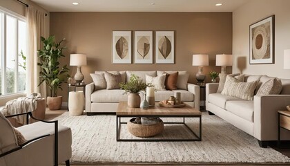 Feel at home in a model house exuding comfort—soft textures, earthy tones, and a warm ambiance that wraps you like a hug.
