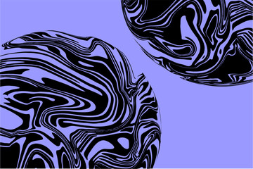 Abstract Colorful Fluid Marble Background