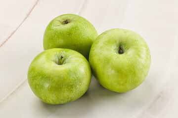 Sweet and juicy green apple