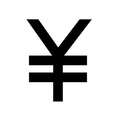 Obraz premium Yen - Simple Minimalist Business Icon