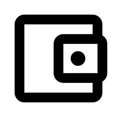 Wallet - Simple Minimalist Business Icon