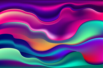 Vivid blurred colorful abstract gradient background