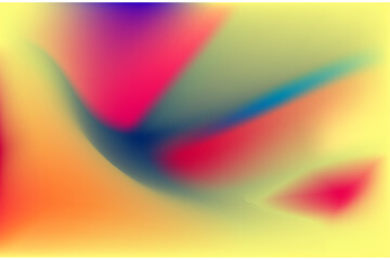 Vivid blurred colorful abstract gradient background